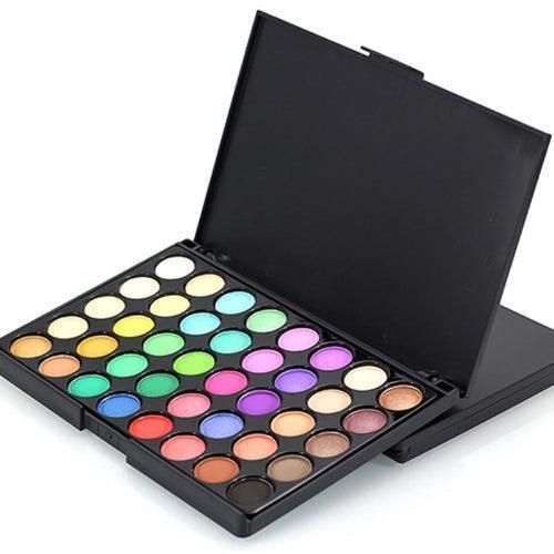 Beauty colors - paleta de sombras  com 40 cores - mundoestrelarloja