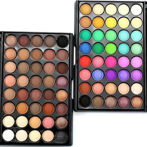 Beauty colors - paleta de sombras  com 40 cores - mundoestrelarloja